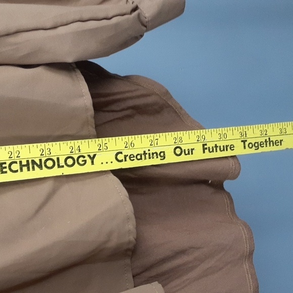 Time And Tru Camel Tan Women's Long Sleeve Utility Shirt - Picture 6 of 9